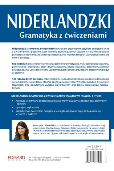 Niderlandzki Gramatyka z �wiczeniami - Katarzyna Wierci�ska