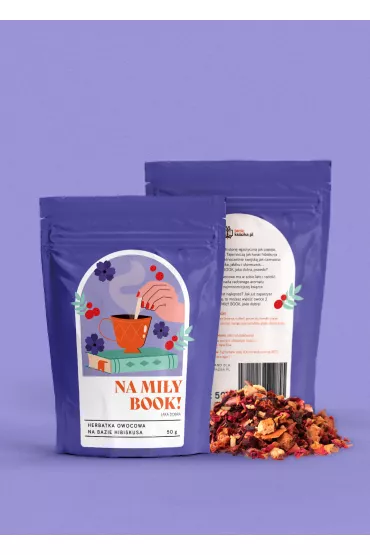 TanioKsikowa herbata owocowa na bazie hibiskusa - Na Miy Book 50 g