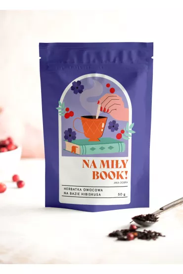 TanioKsikowa herbata owocowa na bazie hibiskusa - Na Miy Book 50 g