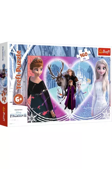 Puzzle 160 el. Radosne chwile Frozen 2 Trefl