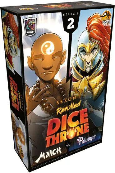 Dice Throne. Starcie 2. Mnich vs Paladyn Lucky Duck Games Polska