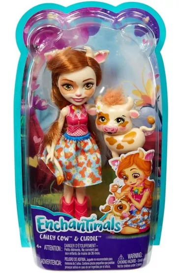 Enchantimals. Lalka i zwierz�tko kr�wka Mattel
