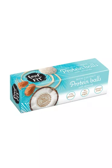Feel Fit Kulki kokosowe bez cukru z migda�em 27 g