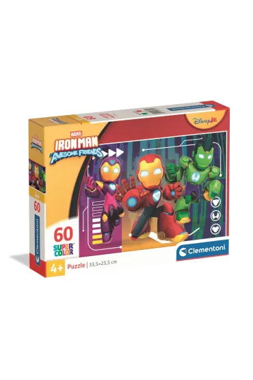 Puzzle 60 element�w Iron Man CLEMENTONI 26313