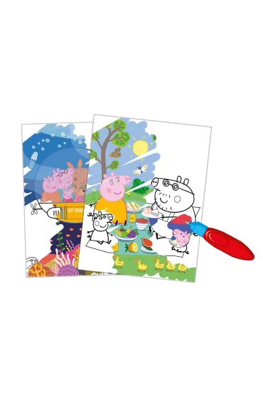 Peppa Pig. Wodne kolorowanie 13. Nie ma to jak rodzinka!