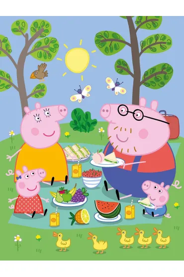 Peppa Pig. Wodne kolorowanie 13. Nie ma to jak rodzinka!