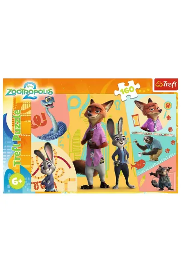 Puzzle 160el Razem w Zootopii TREFL 15429 TR