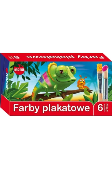 Mona Farby plakatowe 6 x 20 ml