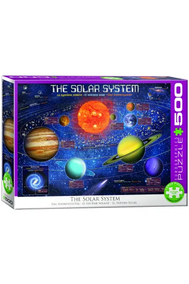 Puzzle 500 el. Ilustrowany uk�ad s�oneczny Eurographics
