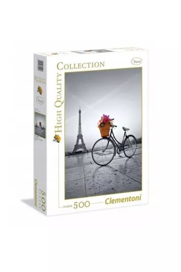 Puzzle 500 el. Romantic Promenade in Paris Clementoni