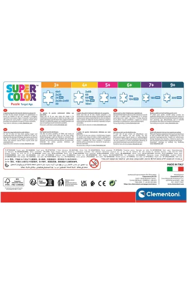 Puzzle 104 el. SuperColor. Magical Moments Clementoni