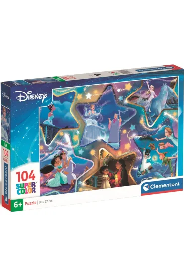 Puzzle 104 el. SuperColor. Magical Moments Clementoni