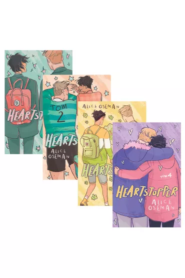 Pakiet Heartstopper. Tomy 1-4 - Alice Oseman