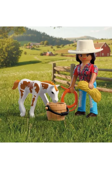 Playmobil DuoPack Kowbojka ze �rebakiem 72026