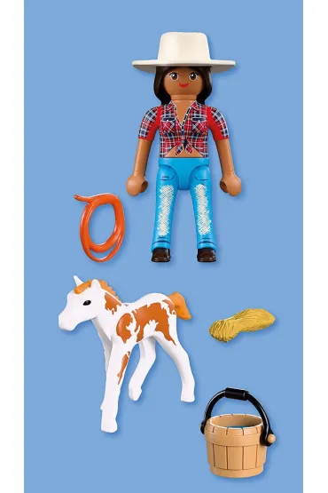Playmobil DuoPack Kowbojka ze �rebakiem 72026