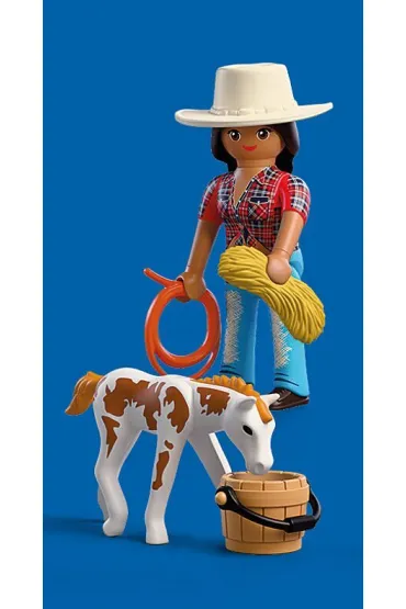Playmobil DuoPack Kowbojka ze �rebakiem 72026