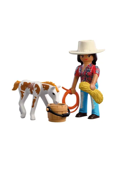 Playmobil DuoPack Kowbojka ze �rebakiem 72026