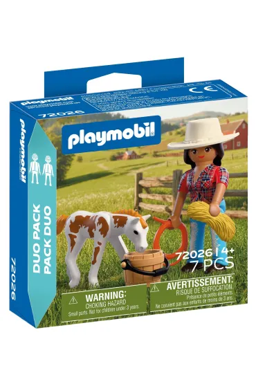 Playmobil DuoPack Kowbojka ze �rebakiem 72026