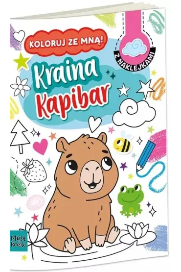 Koloruj ze mn�! Kraina kapibar - Agnieszka Matz