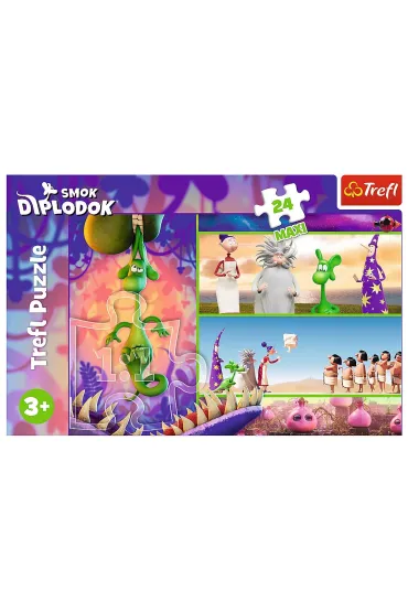 Puzzle maxi 24 el. Ciekawski Smok Trefl