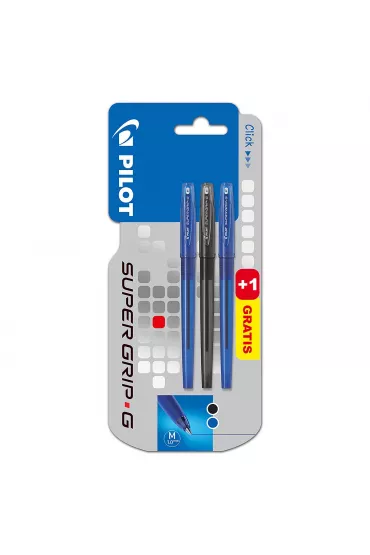 Pilot D�ugopis super grip G ze skuwk� 3 szt.
