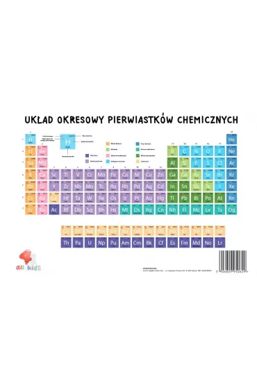 Plansza uk�ad okresowy pierwiastk�w A4