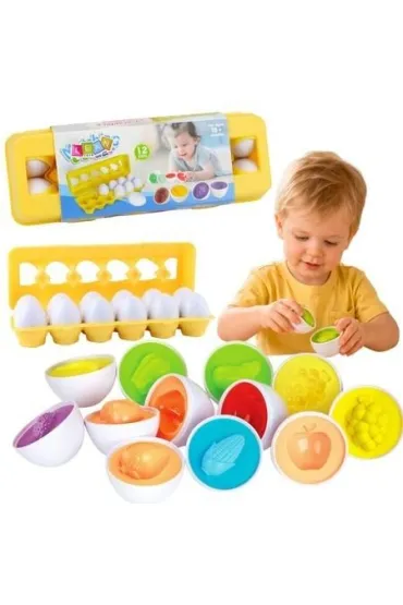 Sorter edukacyjny jajka LeanToys