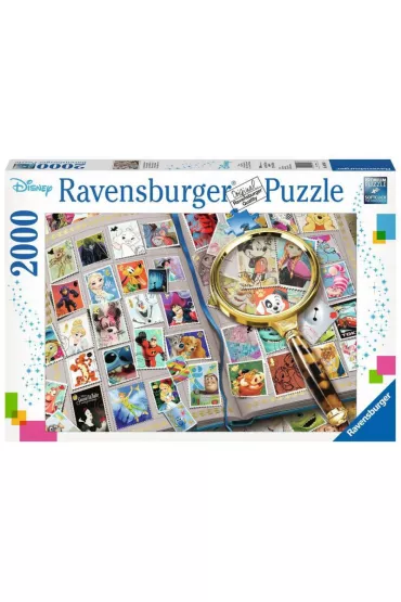 Puzzle 2000 el. Kolekcja znaczk�w pocztowych Ravensburger