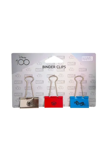 CoolPack Spinacze Binderclip Disney 100. Black Collection 3 szt.