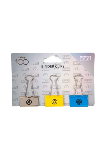 CoolPack Spinacze Binderclip Disney 100. Black Collection 3 szt.