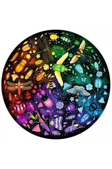 Puzzle 500 el. 2D Paleta kolor�w. Insekty Ravensburger