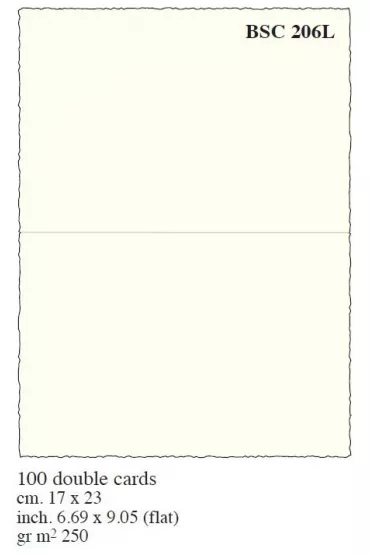 Rossi Box 100 Karnet�w 13x17cm kremowe BSC 208L