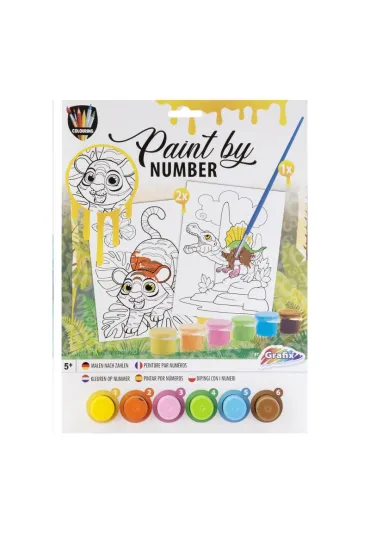 Malowanie po numerach - Tygrys (6 farb + p�dzel) Creative Craft Group