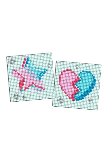 Diamentowa mozaika na magnes - LOL Gwiazda 9x9cm Ideyka