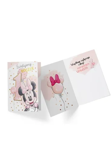 Kukartka Karnet B6 DS-047 Roczek Myszka Minnie