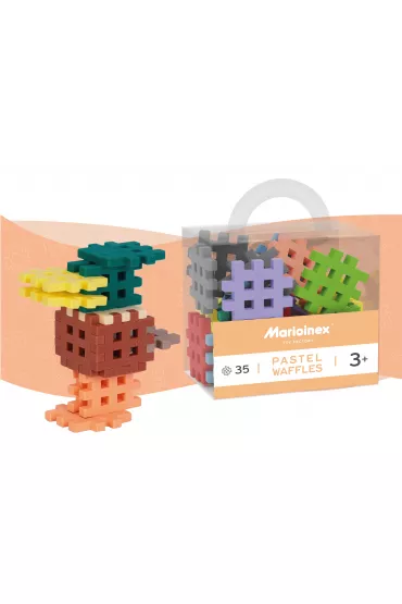Mini Waffle Pastel 35 elementw