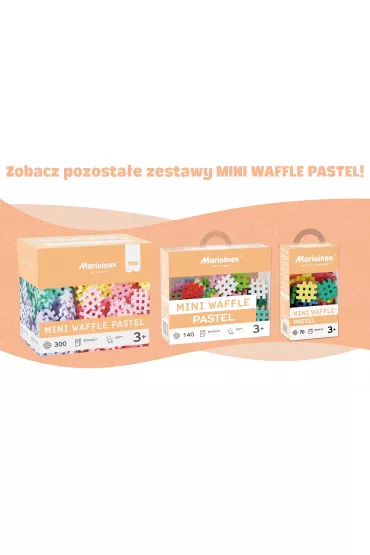 Mini Waffle Pastel 35 elementw