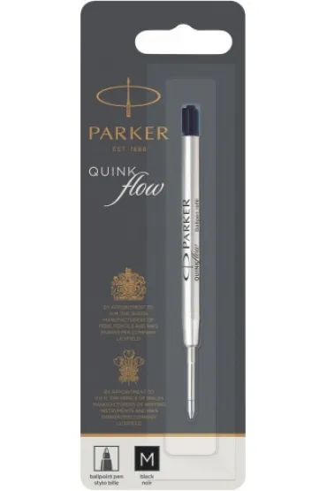 Parker Wk�ad do d�ugopisu metalowy czarny 0.7mm