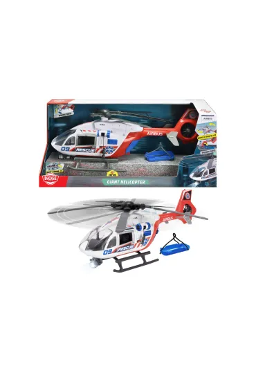 Dickie - Giant helikopter Rescue 54cm ze �wiat�em i d�wi�kiem Simba