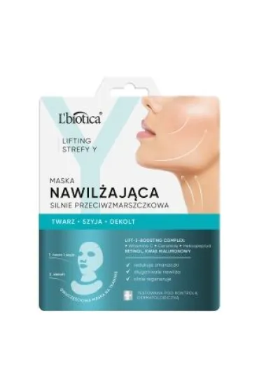 L`Biotica Lifting Strefy Y Maska do twarzy nawil�aj�ca silnie przeciwzmarszczkowa