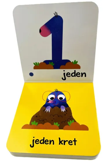 Liczby. Ksi��eczki z gryzakiem i grzechotk�