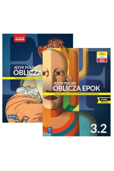 Pakiet Oblicza epok 3.1. J�zyk polski. Podr�cznik. Klasa 3. Cz�� 1 i 2. Liceum i technikum. Zakres podstawowy i rozszerzony. Nowa edycja - Adam Kalbarczyk, Dariusz Trze�niowski, Dariusz Chemperek