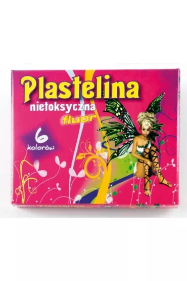 Koma-Plast Plastelina fluorescencyjna 6 szt.