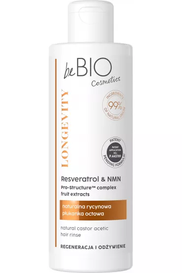 beBIO Ewa Chodakowska Longevity Naturalna rycynowa p�ukanka do w�os�w 200 ml