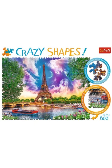 Puzzle 600 el. Crazy Shapes. Niebo nad Pary�em Trefl