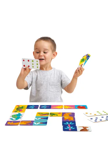 CzuCzu Domino Dinozaury Bright Junior Media