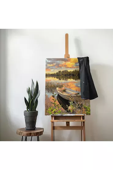 Twoje Hobby Malowanie po numerach - ��d� przy brzegu 40x50cm