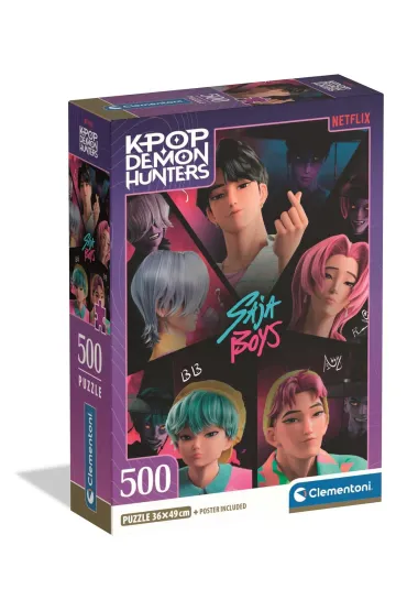 Puzzle 500 Compact K-Pop Demon Hunters 35625 Clementoni