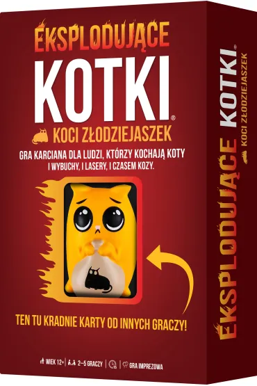 Eksploduj�ce Kotki. Koci z�odziejaszek Rebel - Elan Lee