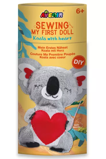 Moja pierwsza lalka do uszycia Koala Russell